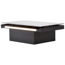 Elica PLAT-BLK-80 80 Cm Chimney Cooker Hood - Black Glass - For Ducted/Recirculating Ventilation -Kitchen Hardware Store 13950715 1794985910834369