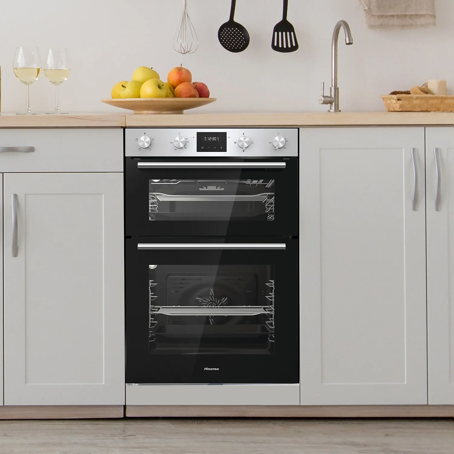 Hisense BID95211XUK Built In Electric Double Oven - Stainless Steel 2 Hisense BID95211XUK Built In Electric Double Oven - Stainless Steel - Image 2