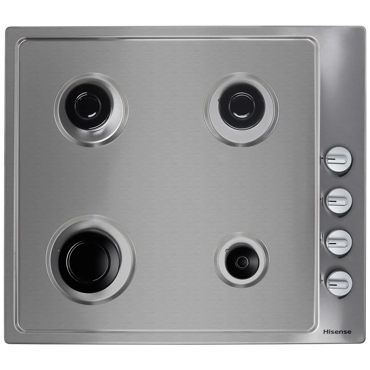 Hisense GM642XSUK 58cm Gas Hob - Stainless Steel 4 Hisense GM642XSUK 58cm Gas Hob - Stainless Steel - Image 4