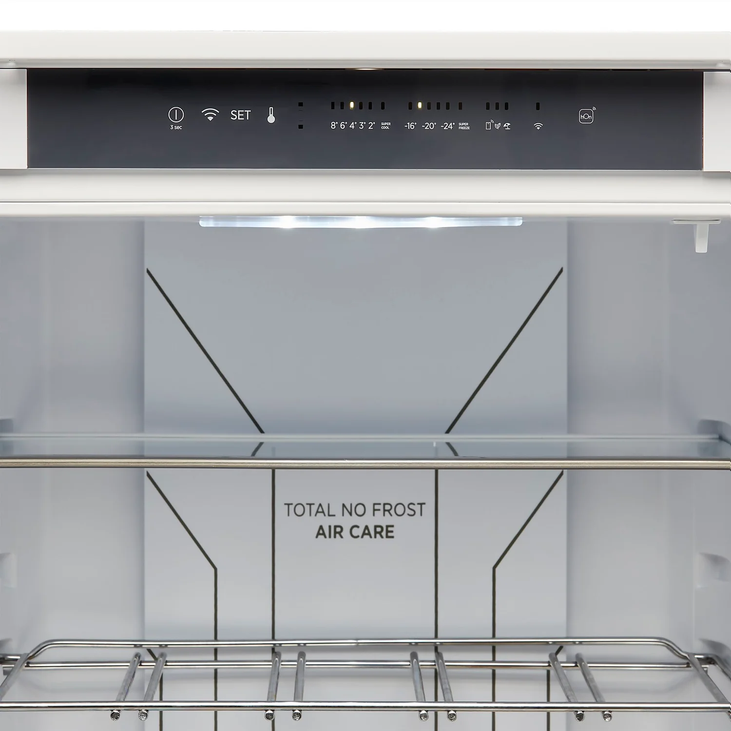 Hoover HOBT5518EWK Integrated 70/30 Total No Frost Fridge Freezer With Sliding Door Fixing Kit - White 9 Hoover HOBT5518EWK Integrated 70/30 Total No Frost Fridge Freezer With Sliding Door Fixing Kit - White - Image 9