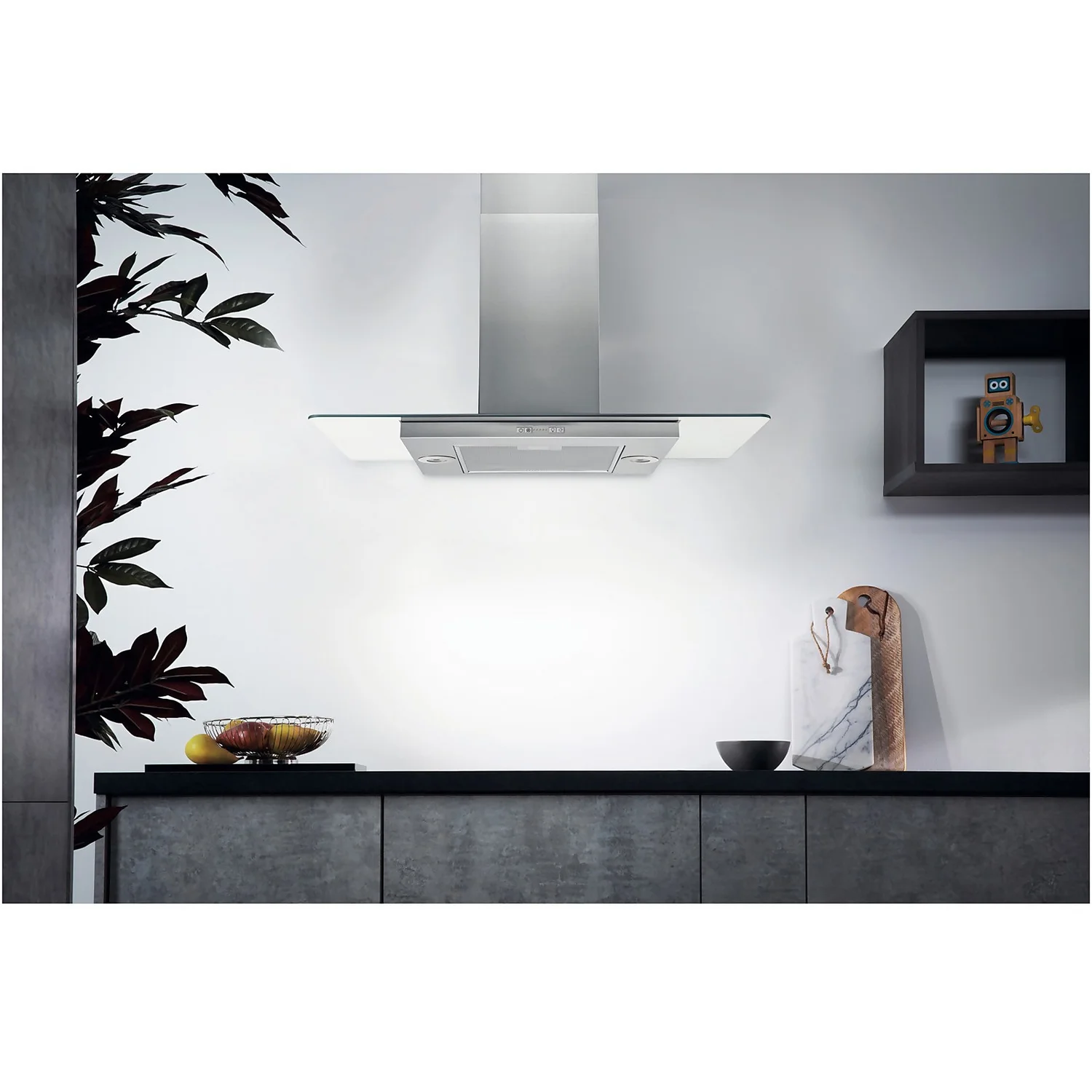 Hotpoint Contracts UIF9.3FLBX Integrated Cooker Hoods In Stainless Steel 2 Hotpoint Contracts UIF9.3FLBX Integrated Cooker Hoods In Stainless Steel - Image 2