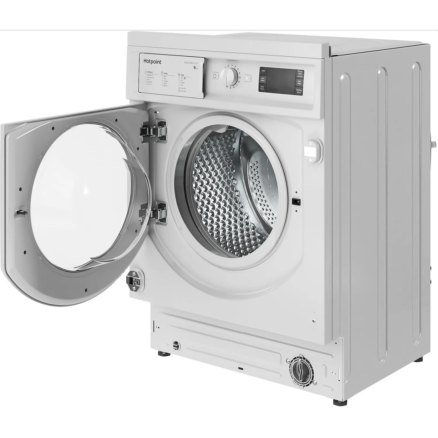 Hotpoint BIWMHG91484UK Integrated 9Kg Washing Machine With 1400 Rpm - White 3 Hotpoint BIWMHG91484UK Integrated 9Kg Washing Machine With 1400 Rpm - White - Image 3