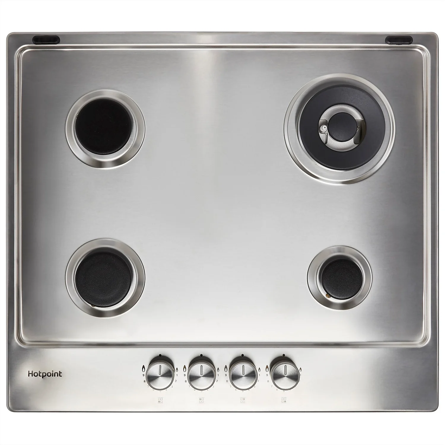 Hotpoint PPH60GDFIXUK 59cm Gas Hob - Silver 4 Hotpoint PPH60GDFIXUK 59cm Gas Hob - Silver - Image 4