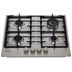 Hotpoint PPH60GDFIXUK 59cm Gas Hob - Silver 9 Hotpoint PPH60GDFIXUK 59cm Gas Hob - Silver -Kitchen Hardware Store 14200046 7305011750100307