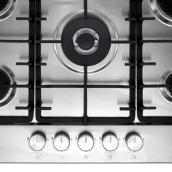 Hotpoint PPH75GDFIXUK 75cm Gas Hob - Silver -Kitchen Hardware Store 14200047 1585011750107975