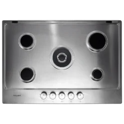 Hotpoint PPH75GDFIXUK 75cm Gas Hob - Silver -Kitchen Hardware Store 14200047 2015011750187202
