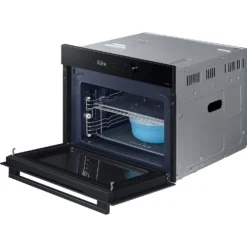 Samsung Bespoke Series 5 NQ5B5763DBK Wifi Connected Built In Compact Electric Single Oven With Microwave - Black -Kitchen Hardware Store 14200053 1615011759782642