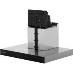 Samsung Prezio NK24M5070BS 60cm Chimney Cooker Hood - Stainless Steel / Black Glass -Kitchen Hardware Store 14200058 3255011777954878