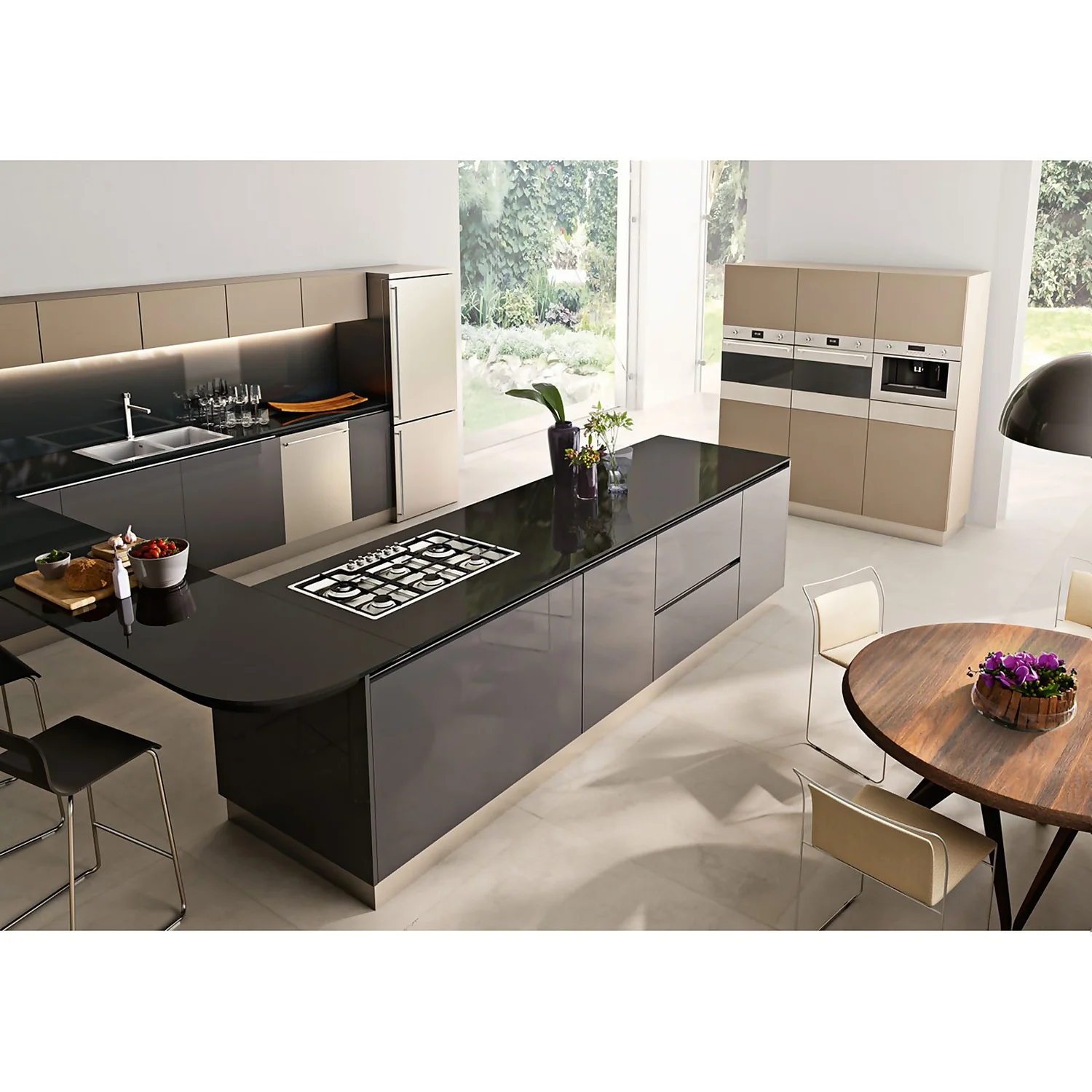 Smeg Classic SF4390MCX Built In Compact Electric Single Oven With Microwave Function - Stainless Steel 2 Smeg Classic SF4390MCX Built In Compact Electric Single Oven With Microwave Function - Stainless Steel - Image 2