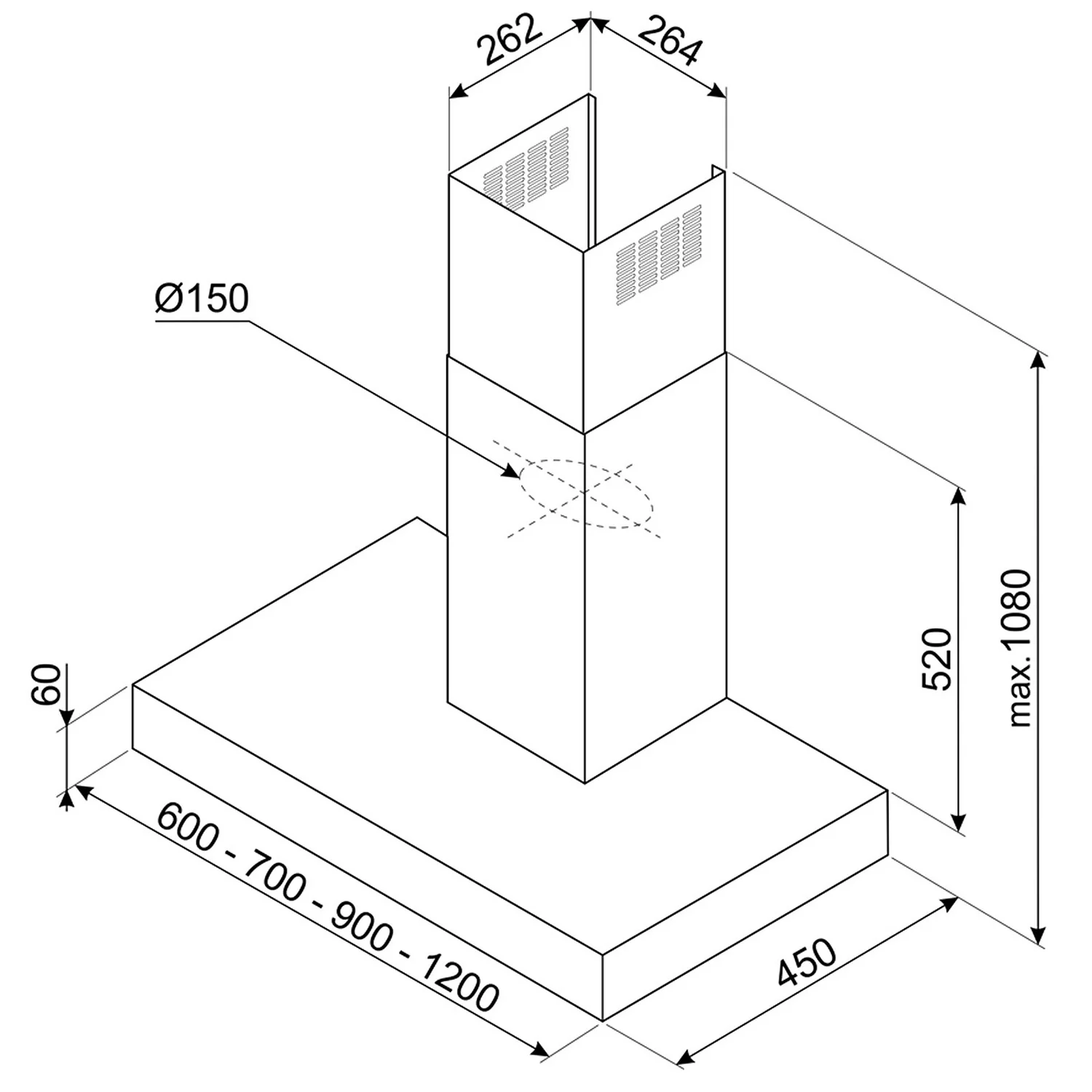 Smeg KBT900XE 90cm Chimney Cooker Hood - Stainless Steel 9 Smeg KBT900XE 90cm Chimney Cooker Hood - Stainless Steel - Image 9