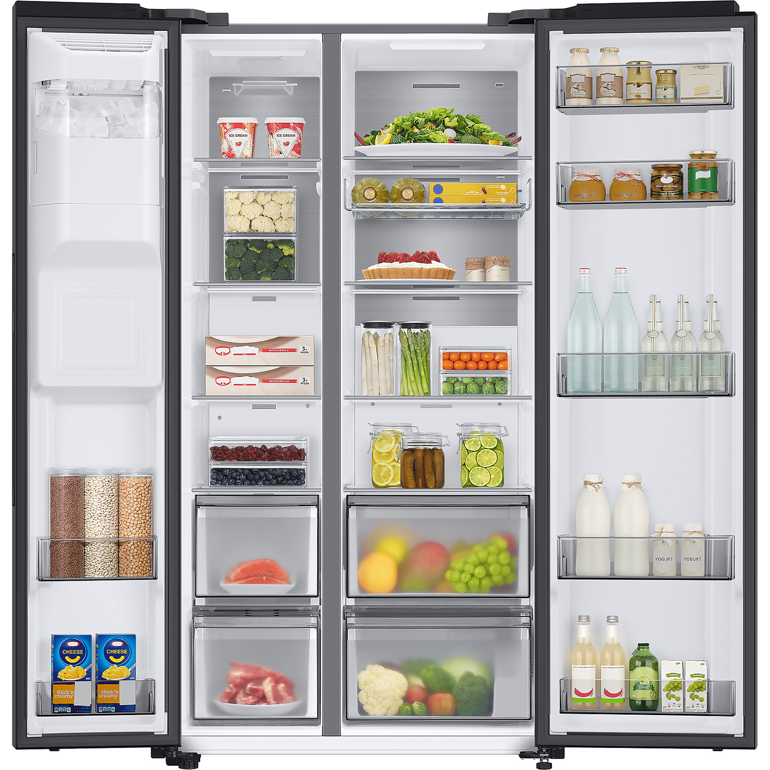 Samsung Series 8 RS68A884CB1 American Fridge Freezer - Black 2 Samsung Series 8 RS68A884CB1 American Fridge Freezer - Black - Image 2